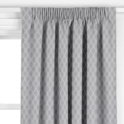 John Lewis Albany Made to Measure Curtains or Roman Blind, Smoke - thumbnail 2