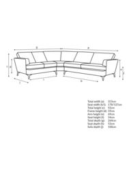 John Lewis Iona 6 Seater LHF Corner End Sofa - thumbnail 2