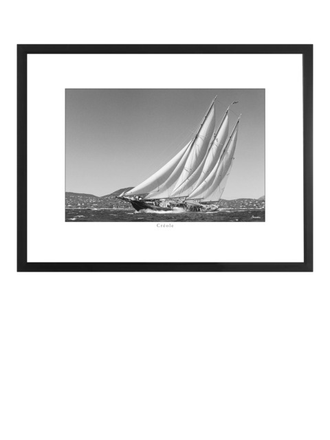 Brookpace Lascelles 'Creole' Framed Print, 35 x 45cm, Black/White - image 1