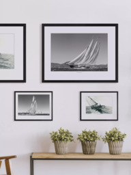 Brookpace Lascelles 'Creole' Framed Print, 35 x 45cm, Black/White - thumbnail 2