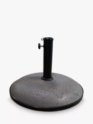 John Lewis Concrete Parasol Base Weight, 25kg, Black