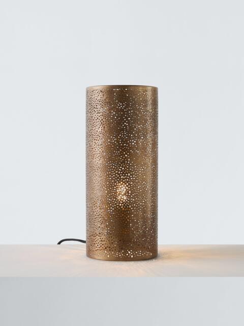 John Lewis Etched Table Lamp, Antique Brass - image 1