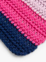 Wool Couture Shhh Baby Blanket Crochet Kit, Brights - thumbnail 4