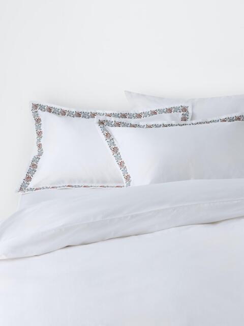 John Lewis Penbury Border Pure Cotton Percale Duvet Cover Set, 200 Thread Count - image 1