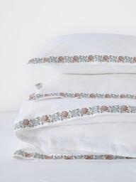 John Lewis Penbury Border Pure Cotton Percale Duvet Cover Set, 200 Thread Count - thumbnail 6