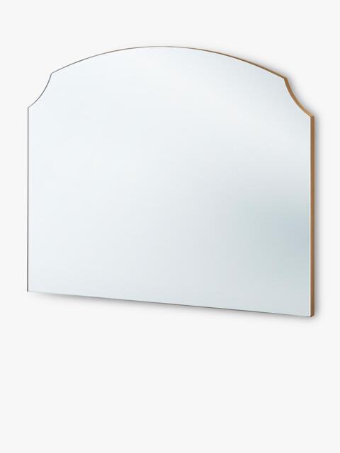 Yearn Deluxe Overmantel Wood Frame Wall Mirror, 70 x 90cm - image 1