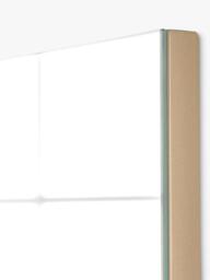 Yearn Deluxe Overmantel Wood Frame Wall Mirror, 70 x 90cm - thumbnail 2