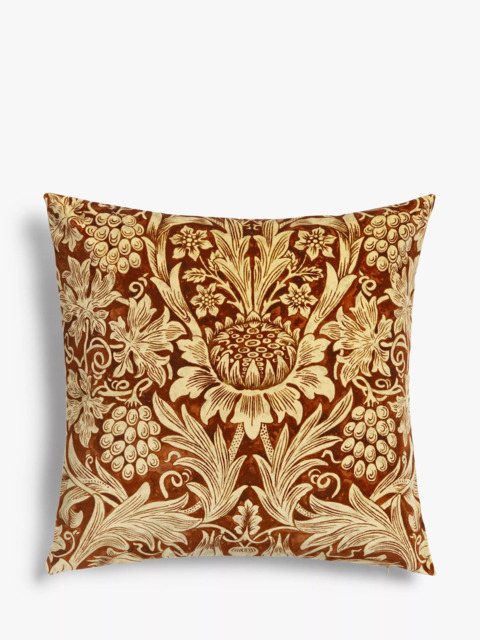 Morris & Co. Sunflower Cushion, Vellum / Saffron - image 1
