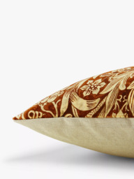 Morris & Co. Sunflower Cushion, Vellum / Saffron - thumbnail 3