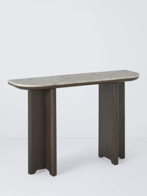 John Lewis Ritz Marble Console Table, Brown - image 1