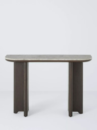 John Lewis Ritz Marble Console Table, Brown - thumbnail 3