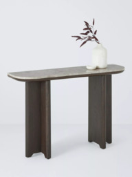 John Lewis Ritz Marble Console Table, Brown - thumbnail 5