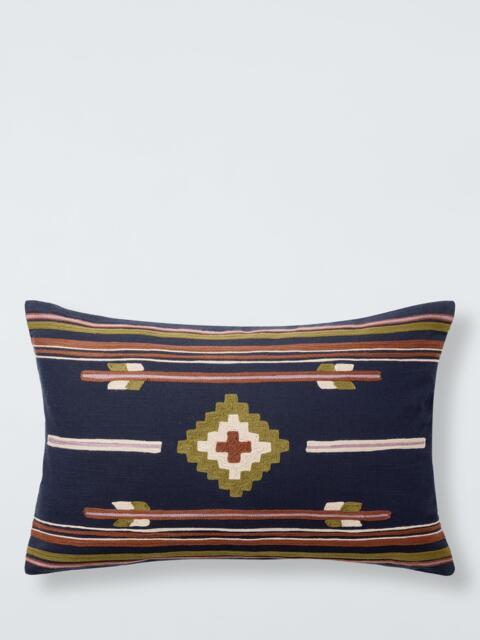 John Lewis Pacarro Cushion, Indigo - image 1