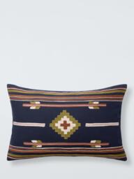 John Lewis Pacarro Cushion, Indigo
