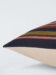 John Lewis Pacarro Cushion, Indigo - thumbnail 4