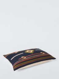 John Lewis Pacarro Cushion, Indigo - thumbnail 3