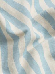 Piglet in Bed Pembroke Stripe Linen Blend Bedding, Costal Blue - thumbnail 3