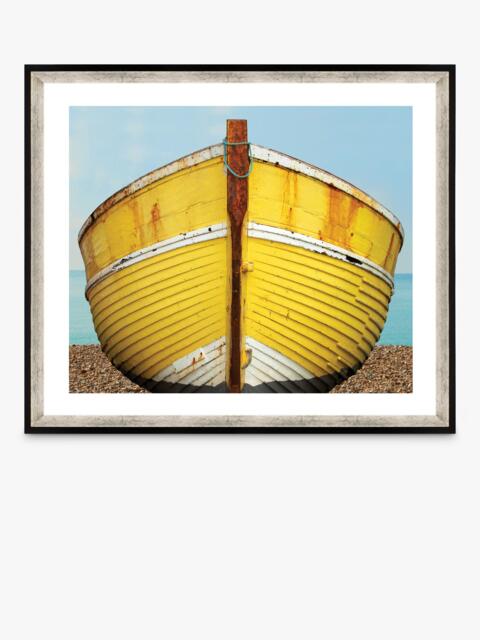 Brookpace Lascelles 'Fishing Boat' Framed Print, 76 x 66cm, Yellow - image 1