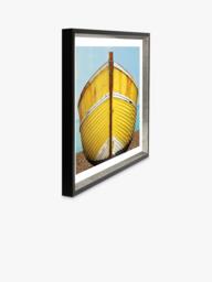 Brookpace Lascelles 'Fishing Boat' Framed Print, 76 x 66cm, Yellow - thumbnail 3