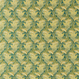 Morris & Co. Laceflower Made to Measure Curtains or Roman Blind, Pistachio/Linen - thumbnail 1