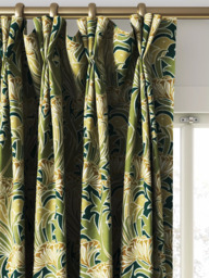 Morris & Co. Laceflower Made to Measure Curtains or Roman Blind, Pistachio/Linen - thumbnail 6
