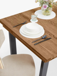 John Lewis Calia 8-10 Seater Extending Dining Table, Solid Oak - thumbnail 5