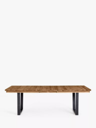 John Lewis Calia 8-10 Seater Extending Dining Table, Solid Oak - thumbnail 6