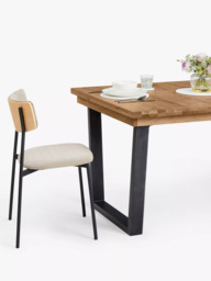 John Lewis Calia 8-10 Seater Extending Dining Table, Solid Oak - thumbnail 4