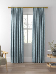 Sanderson Lymington Damask Made to Measure Curtains or Roman Blind, Sky Blue - thumbnail 5