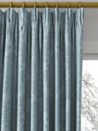 Sanderson Lymington Damask Made to Measure Curtains or Roman Blind, Sky Blue - thumbnail 2