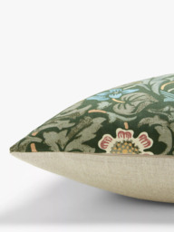 Morris & Co. Blackthorn Cushion, Green - thumbnail 3