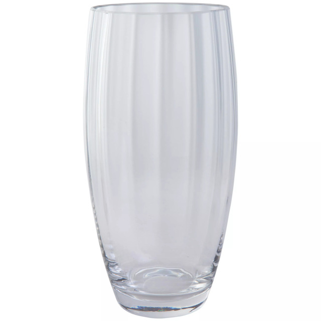 Dartington Crystal Florabundance Bouquet Barrel Vase, H24cm, Clear - image 1