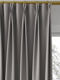 John Lewis Cotton Blend Made to Measure Curtains or Roman Blind, Steel - thumbnail 4