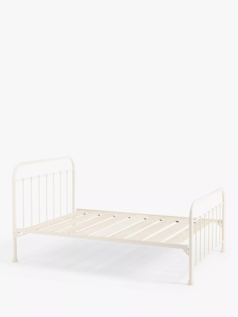 Wrought Iron And Brass Bed Co. Edward Slatted Bed Frame, Double - image 1