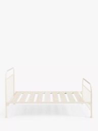 Wrought Iron And Brass Bed Co. Edward Slatted Bed Frame, Double - thumbnail 2