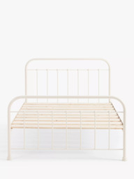 Wrought Iron And Brass Bed Co. Edward Slatted Bed Frame, Double - thumbnail 3