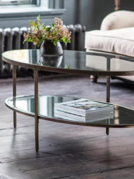 Gallery Direct Siena Coffee Table, Bronze - thumbnail 1