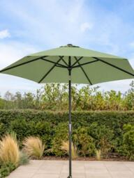 KETTLER Aluminium Wind-Up Round Parasol, 2.5m - thumbnail 2