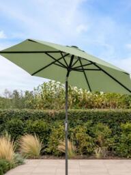 KETTLER Aluminium Wind-Up Round Parasol, 2.5m - thumbnail 3