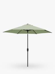 KETTLER Aluminium Wind-Up Round Parasol, 2.5m