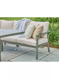 LG Outdoor Tuscany 7-Seater Corner Garden Modular Dining Set with Square Height Adjustable Table - thumbnail 2