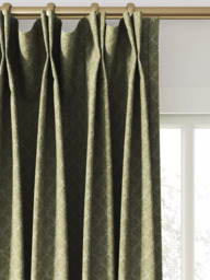Clarke & Clarke Trelica Made to Measure Curtains or Roman Blind, Olive - thumbnail 4