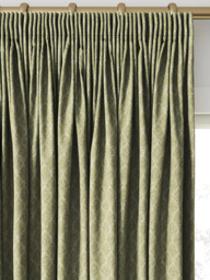 Clarke & Clarke Trelica Made to Measure Curtains or Roman Blind, Olive - thumbnail 2