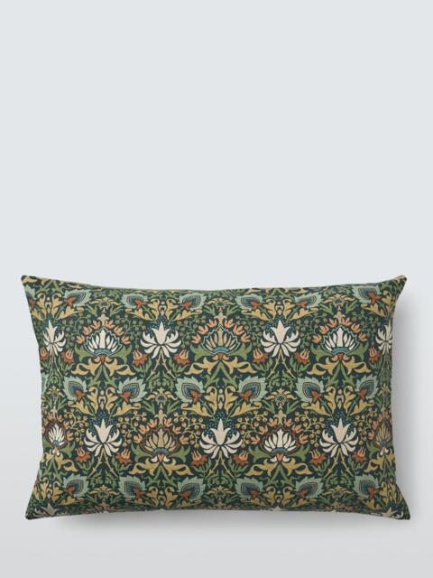 Morris & Co. Meda Iris Cushion, Forest Green - image 1