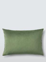 Morris & Co. Meda Iris Cushion, Forest Green - thumbnail 2