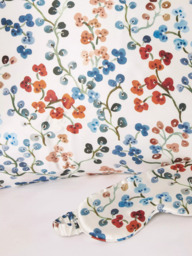 John Lewis Clover Mulberry Silk Pillowcase and Mask Set, Multi - thumbnail 3