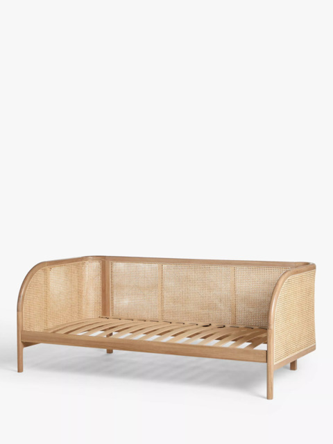 John Lewis Rattan Wrapped Guest Bed, Single, Oak - image 1