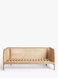 John Lewis Rattan Wrapped Guest Bed, Single, Oak - thumbnail 3