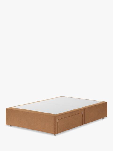 Hypnos Non-Sprung Upholstered 2 Drawer Divan Base, Small Double - image 1