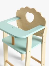 John Lewis Wooden Doll Highchair - thumbnail 2